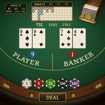RoySpins - Baccarat Table Game